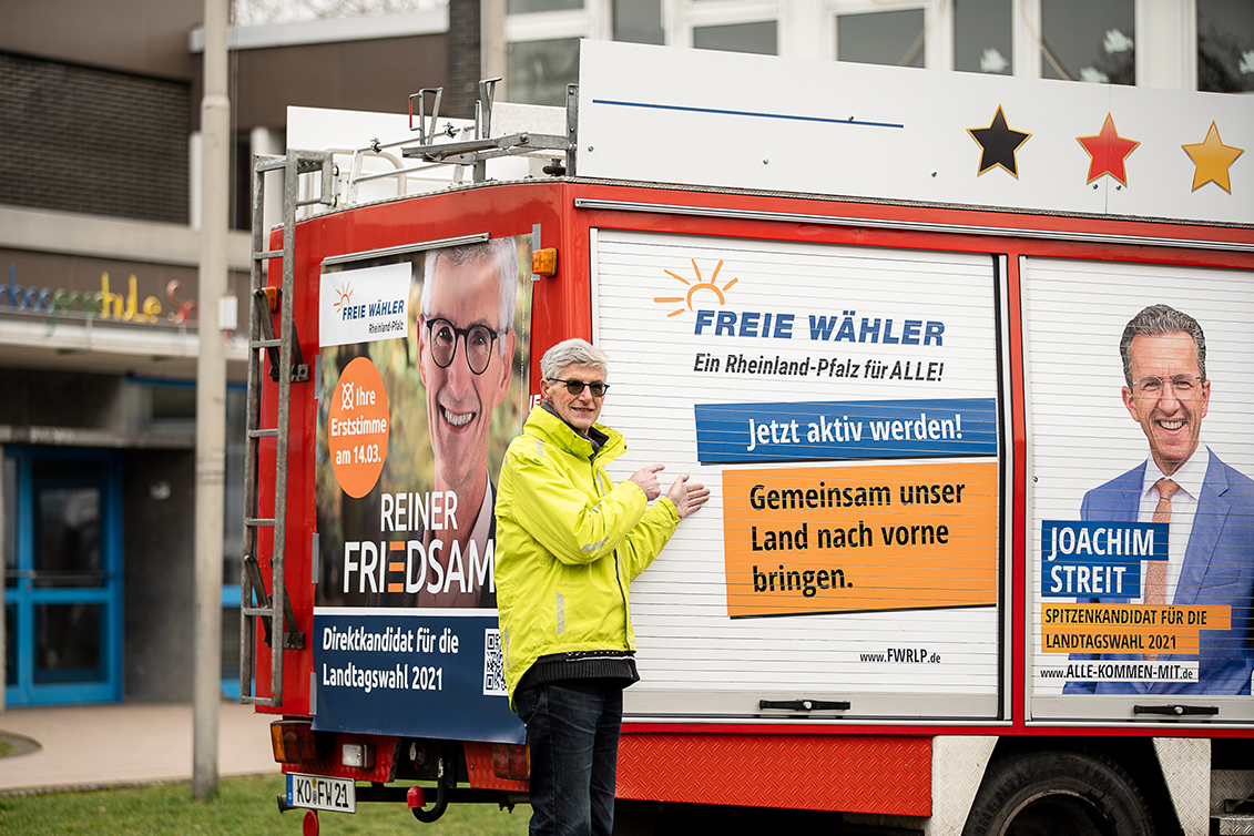 Freie Wähler Landtagskandidat Reiner Friedsam für mehr Sicherheit in den Schulen und Kitas